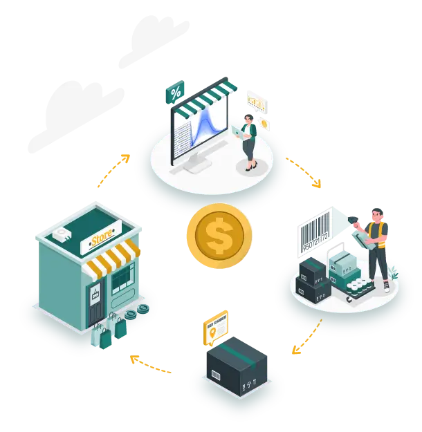 E-commerce logistics and weather impact – FROGCAST illustration