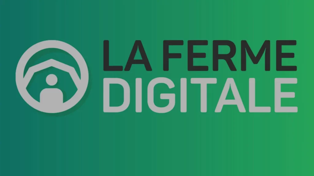 Logo of "La Ferme Digitale," a French association of AgTech startups and agricultural innovation companies.